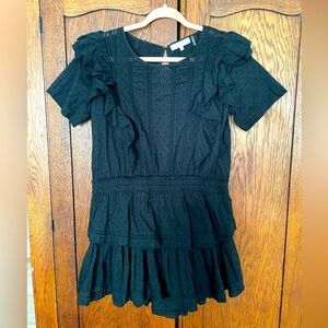 Loveshackfancy Natasha Heritage Black Dress size XL